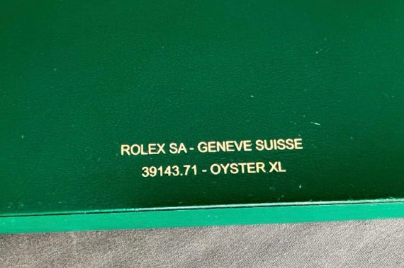 Rolex 39143.71 Oyster XL Watch Case Jewelry Box. in Empty