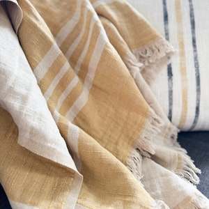 Artisan Pure Cotton Throw | Cotton Turkish Blanket | Pure Cotton Throw | Home Decor Throw - Natural Throw | Soft Coverlet |  Bedspread
