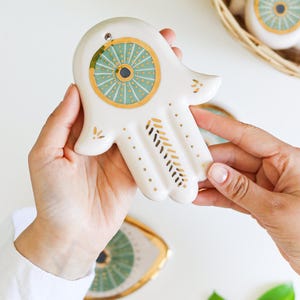 Ceramic Hamsa - Etsy