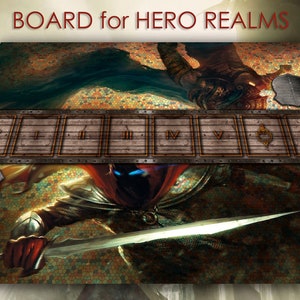 Hero Realms Gameboard Spielbrett Matte Neue einzigartige CCG Card LKG PlayMat