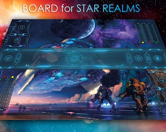 Tapis de jeu Star Realms Deckbuilding, nouveau tapis de jeu LCG unique en son genre