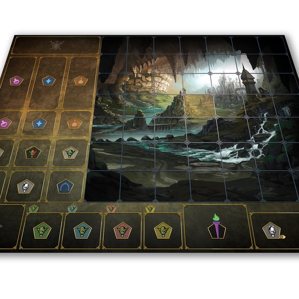 Tiny Epic Dungeons Custom Gameboard game board mat New unique CCG Card LCG PlayMat