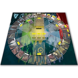Marvel United Standard Edition Tapete de tabuleiro de jogo personalizado Novo cartão CCG exclusivo LCG PlayMat