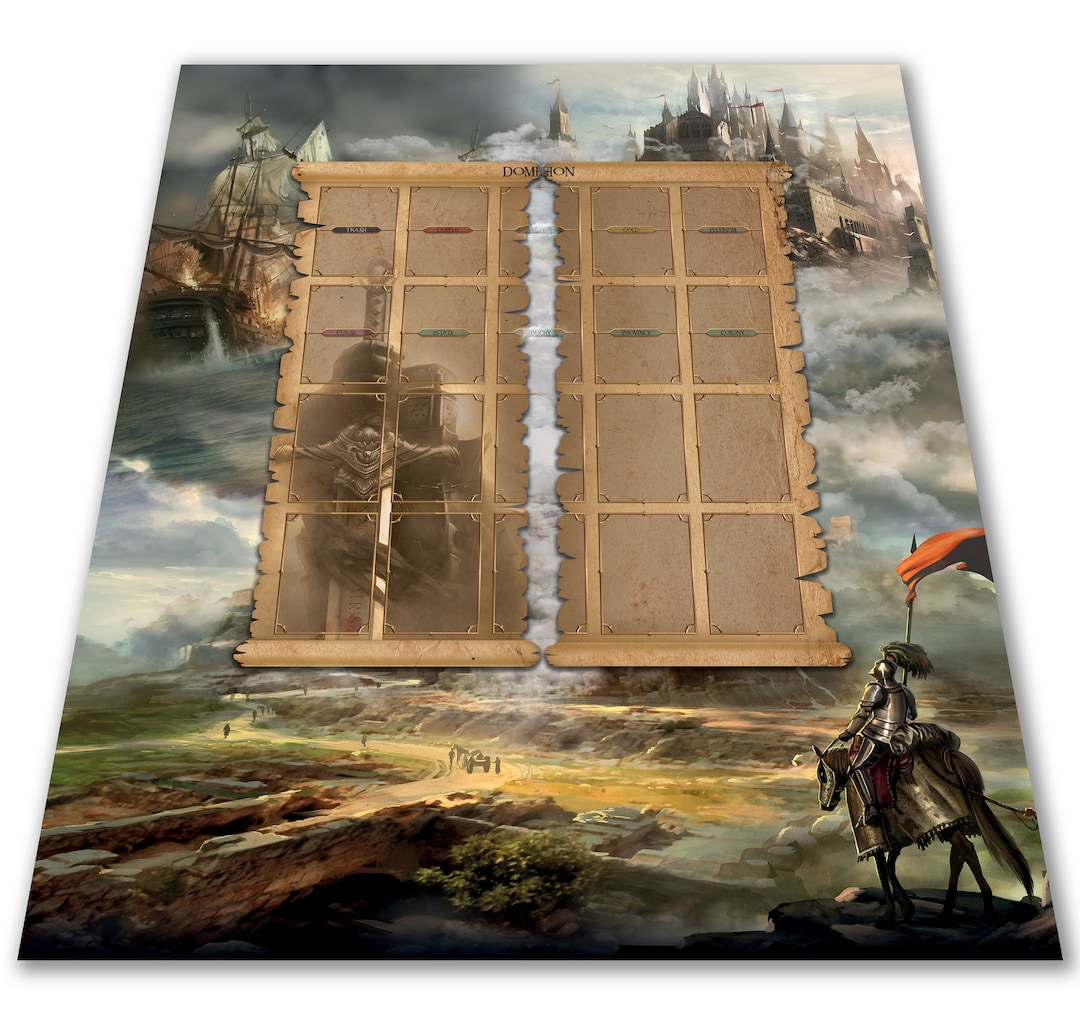 Dominion Custom Gameboard Game Board Mat New Unique CCG Card Playmat Etsy