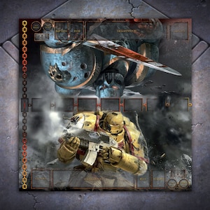 Tablero de juego personalizado no oficial de Warhammer 40000 Conquest, tapete de juego nuevo y exclusivo para cartas CCG y LCG