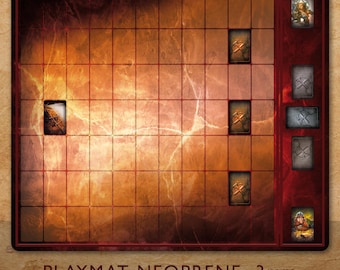 Premium Neoprene Saboteur Gameboard game board mat New unique CCG Card LCG PlayMat Like &quot;Mouse Pad&quot; - 3mm
