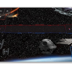 Star Wars The Deck Building Game Custom Gameboard Spielbrett Matte Neue einzigartige CCG Card PlayMat Space Edition Deck Building