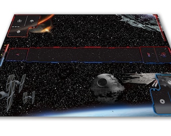 Star Wars, le jeu de construction de ponts, tapis de jeu personnalisé, nouveau tapis de jeu unique avec cartes GCC, édition spatiale, construction de ponts