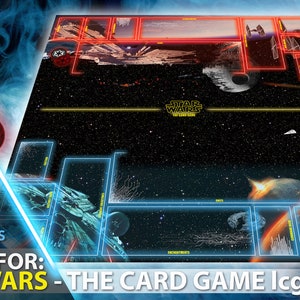 Star Wars Gameboard Spielbrett Matte Neue einzigartige CCG Card LKG PlayMat