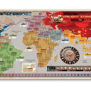 Tapis de jeu personnalisé Twilight Struggle The Cold War Nouveau tapis de jeu unique en son genre