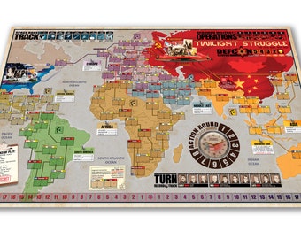 Tapis de jeu personnalisé Twilight Struggle The Cold War Nouveau tapis de jeu unique en son genre