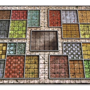 HeroQuest Custom Gameboard jogo de tabuleiro tapete novo exclusivo CCG Card PlayMat