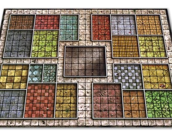 Tapis de jeu personnalisé HeroQuest Nouveau tapis de jeu unique en son genre