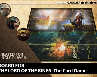 Der Herr der Ringe Spielbrett Spielbrett Matte Neue einzigartige CCG Card PlayMat