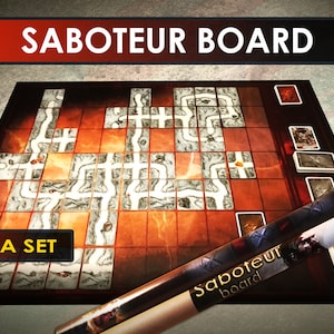 Saboteur Gameboard-spelbordmat Nieuwe unieke CCG-kaart LCG-speelmat