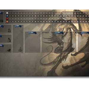 Klirren! Ein Deck-Gebäude-Abenteuer Benutzerdefinierte Sechs Spielbrett Spielbrett Matte Neue einzigartige CCG Karte LKG PlayMat 6x Stück