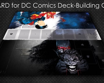 DC Comics The Deckbuilding Game Tapis de jeu personnalisé Nouveau jeu de cartes CCG unique