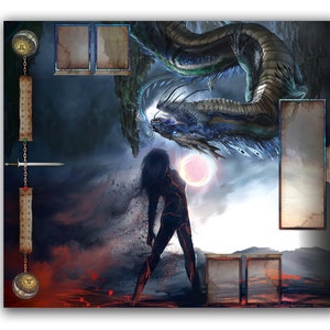 Epic Duel Custom Gameboard Spielbrett Matte Neue einzigartige CCG Karte LKG PlayMat