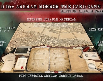 Tapis de jeu de plateau de jeu Horreur d'Arkham Nouveau tapis de jeu LCG unique en son genre