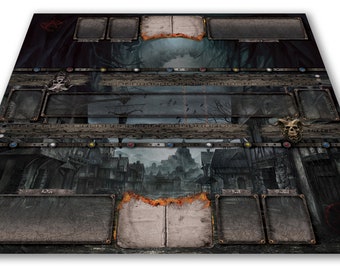 Tapis de jeu personnalisé Terrors of London, nouveau tapis de jeu LCG unique en son genre
