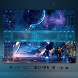 Premium Neopren Star Realms Deckbau Spielbrett Spielbrett Matte Neue einzigartige CCG Karte LKG Playmat Wie &quot;&quot;Mauspad&quot;&quot; - 3 mm.&quot;