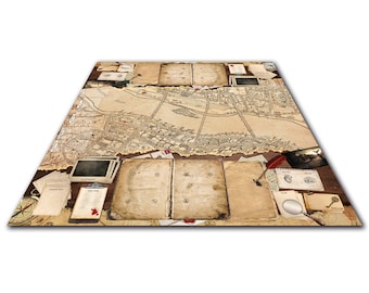 Plateau de jeu Horreur d'Arkham pour 2 joueurs, tapis de jeu, nouvelle carte CCG unique, tapis de jeu LCG multijoueur