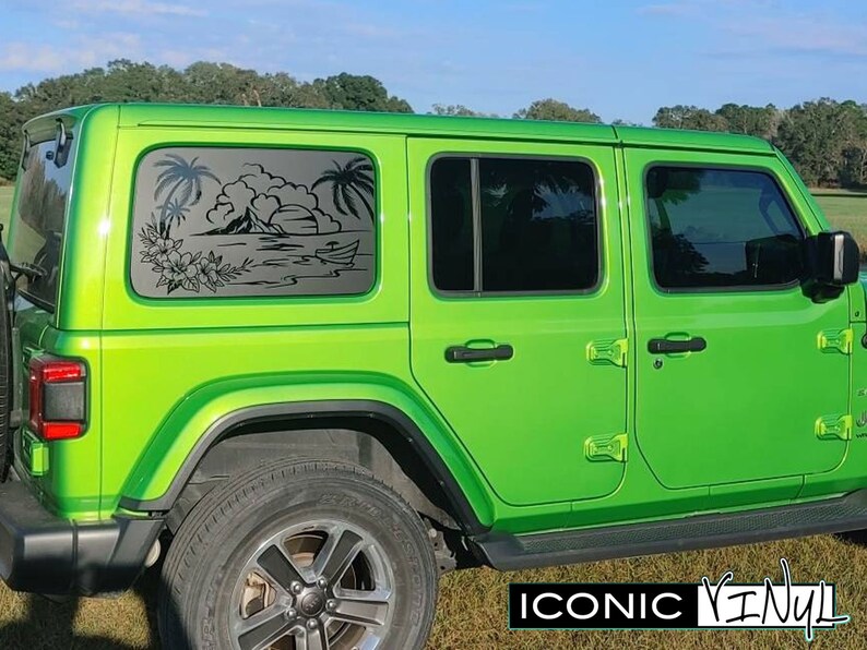 Window Decal Hard Top Decal Beach Decal Etsy