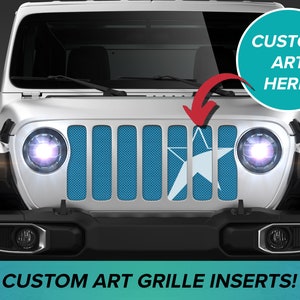 Grille Insert to Fit Wrangler | Custom Design Grille Insert | Grill Insert