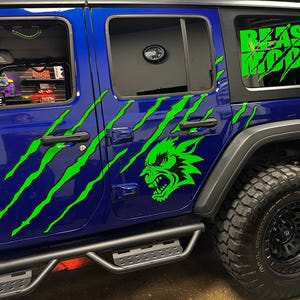 Side Decals To Fit Jeep | Custom Decal | Vehicle Graphics | Vinyl Graphics