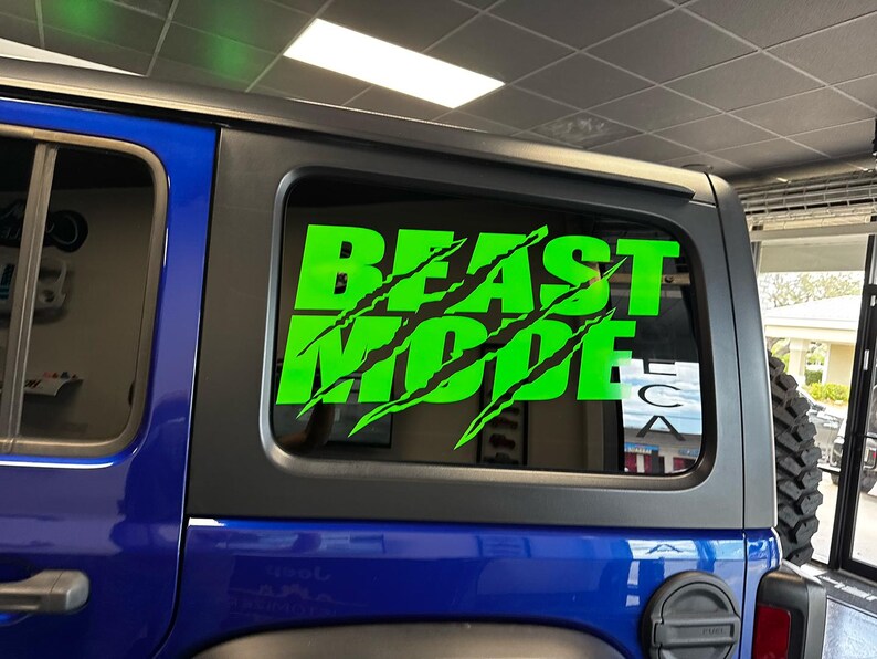Custom Jeep Wrangler Window Decal Etsy