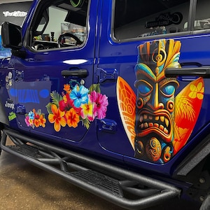 Door Decal to Fit Jeep | Vehicle Graphics | Vinyl Graphics