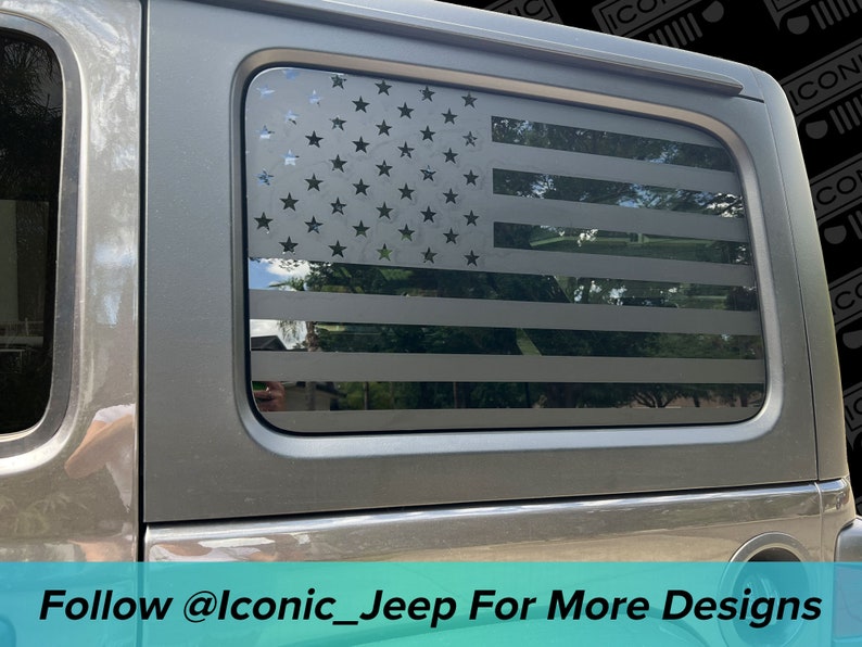 Jeep Window Design Custom Jeep Wrangler Window Decal - Etsy