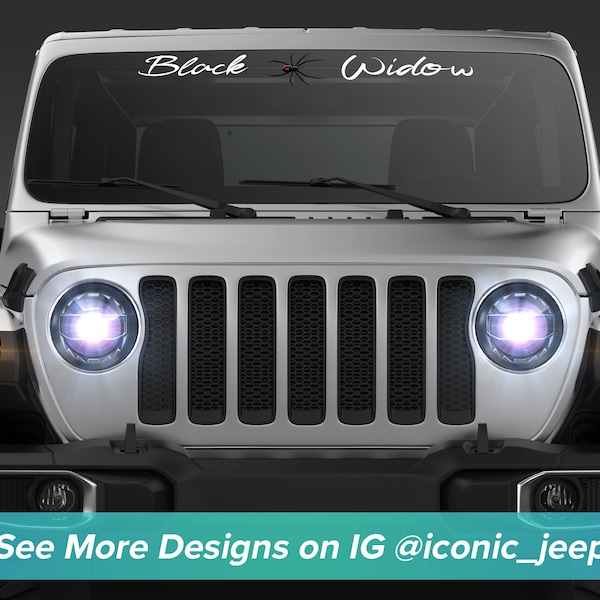 Jeep Windshield Decal Etsy