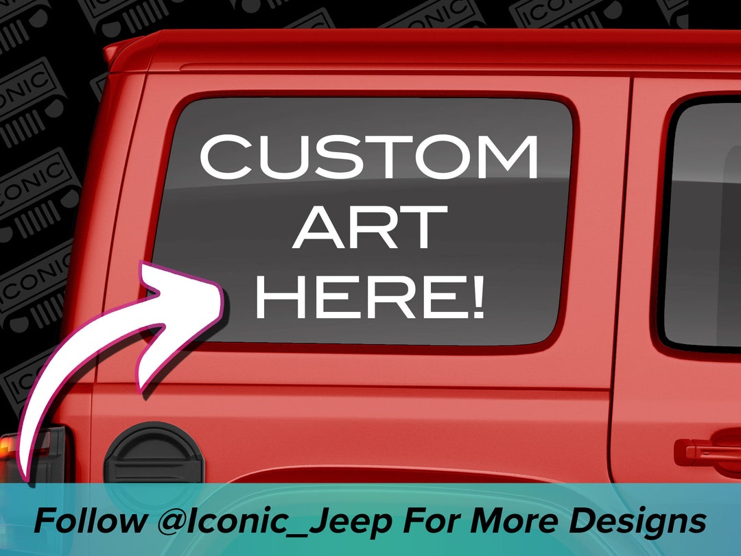 Custom Window Decal Window Decal to Fit Wrangler Etsy