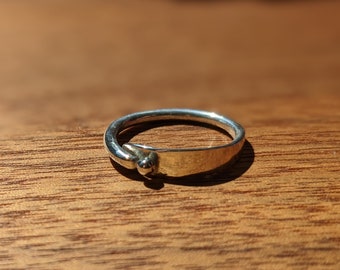 Silver wrap ring