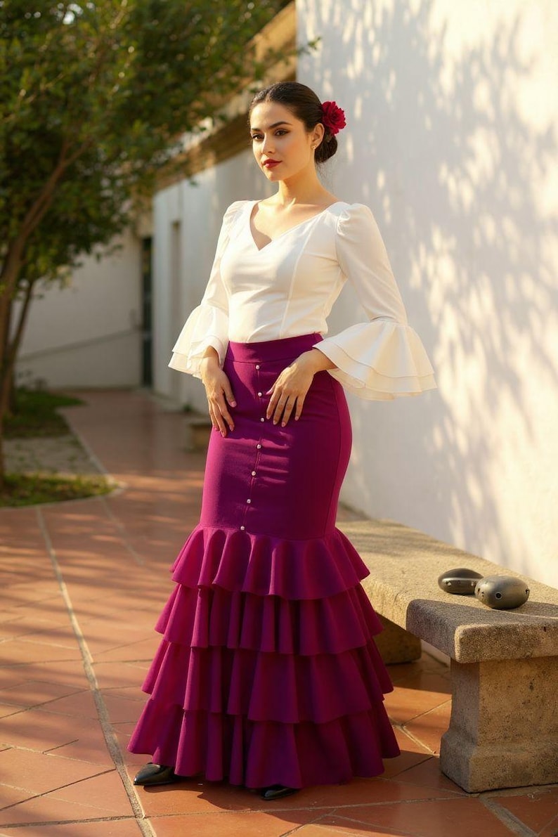 Flamenco Skirt. Flamenco Clothing and Fashion for Fairs and Shows. New ...