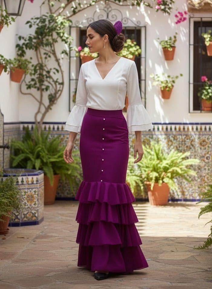 Flamenco Skirt. Flamenco Clothing and Fashion for Fairs and Shows. New ...