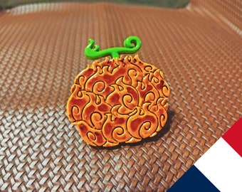 BADGE / MAGNET Ace Fruit du démon - One Piece Inspired