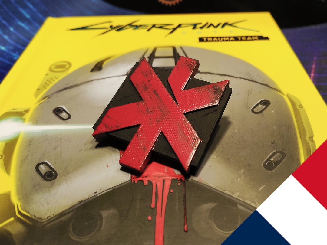 BADGE / MAGNET Trauma Team Cyberpunk 2077 Inspired - Etsy