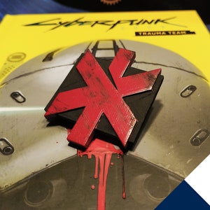 BADGE / ÍMÃ Trauma Team Cyberpunk 2077 Inspirado