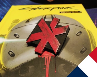 BADGE / MAGNET Trauma Team Cyberpunk 2077 Inspired