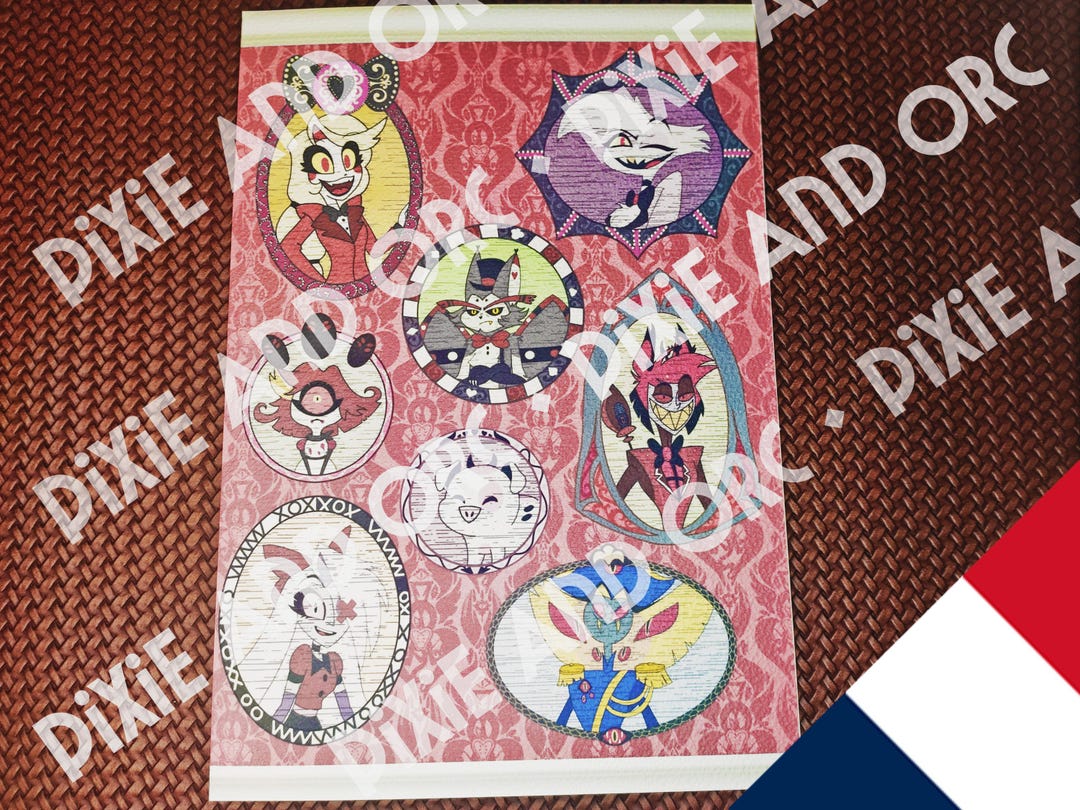 Print Illustration Hazbin Hotel Inspired - Etsy