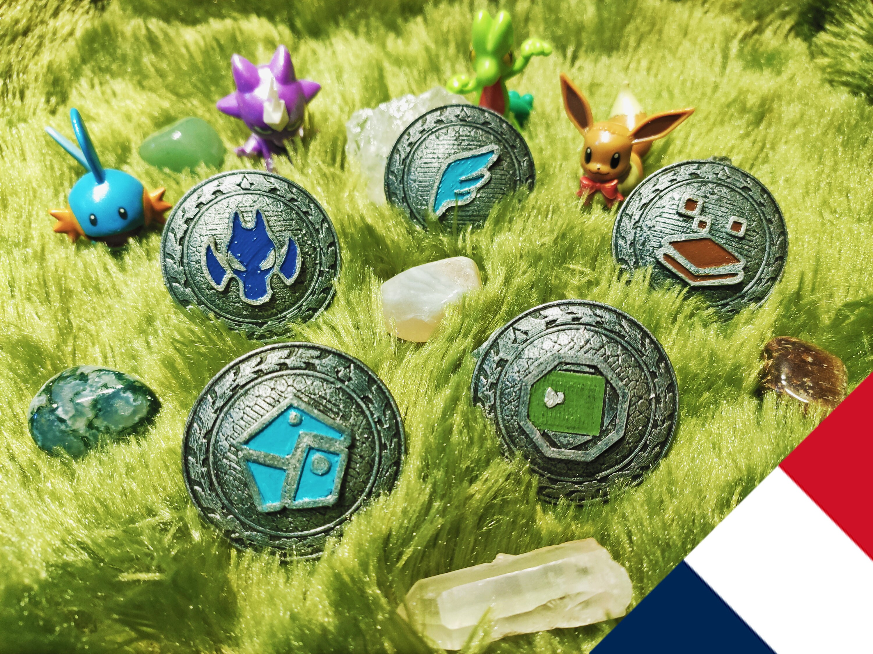 Dominant Paldea Pokémon Scarlet and Violet Inspired Badges Etsy