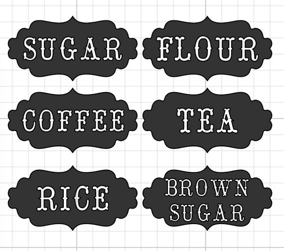 Pantry Labels Etsy