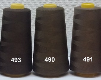Overlock thread beige - brown (EUR0.82/km) 3000Y Kone (2743 m) overlock thread