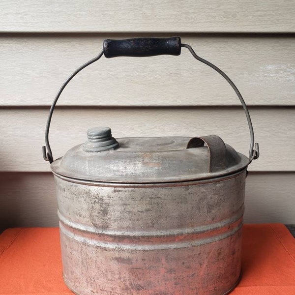 Antique Lunch Pail Etsy