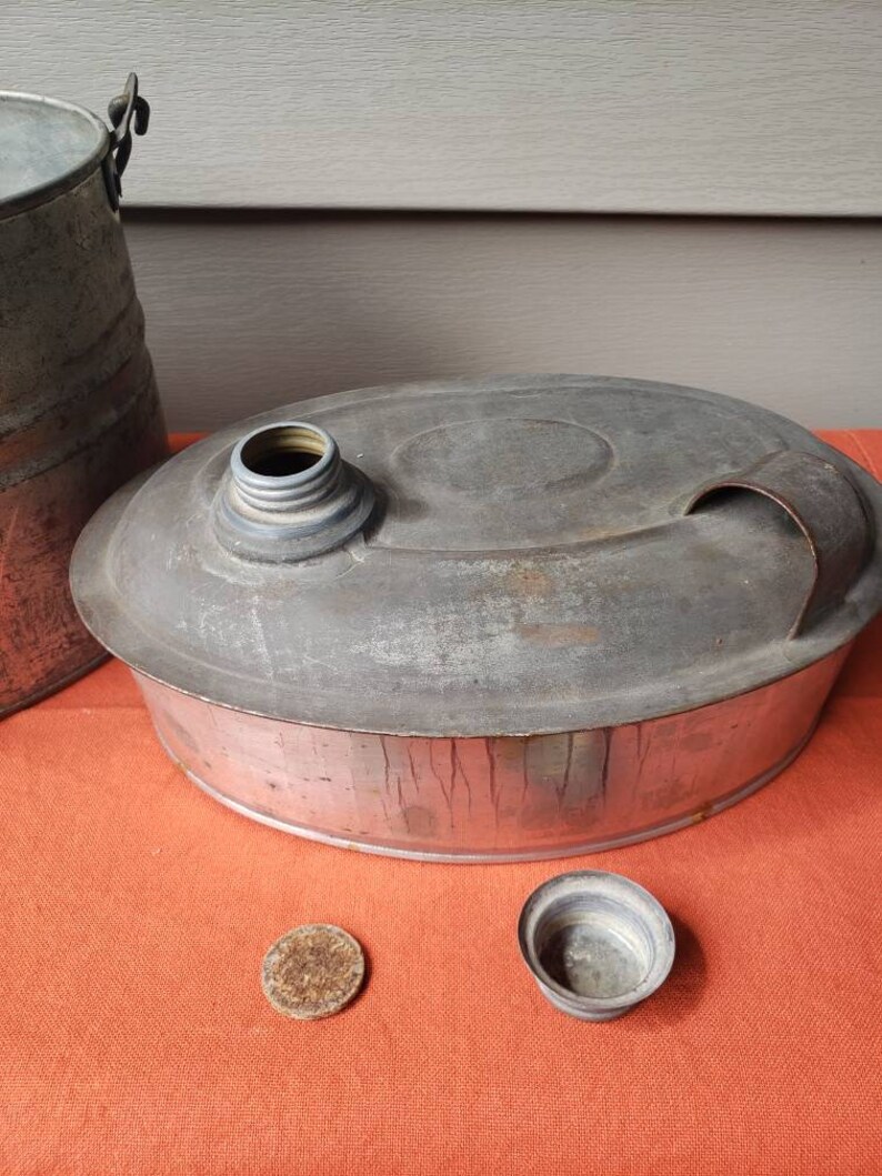 Vintage Coal Miners Lunch Pail Etsy