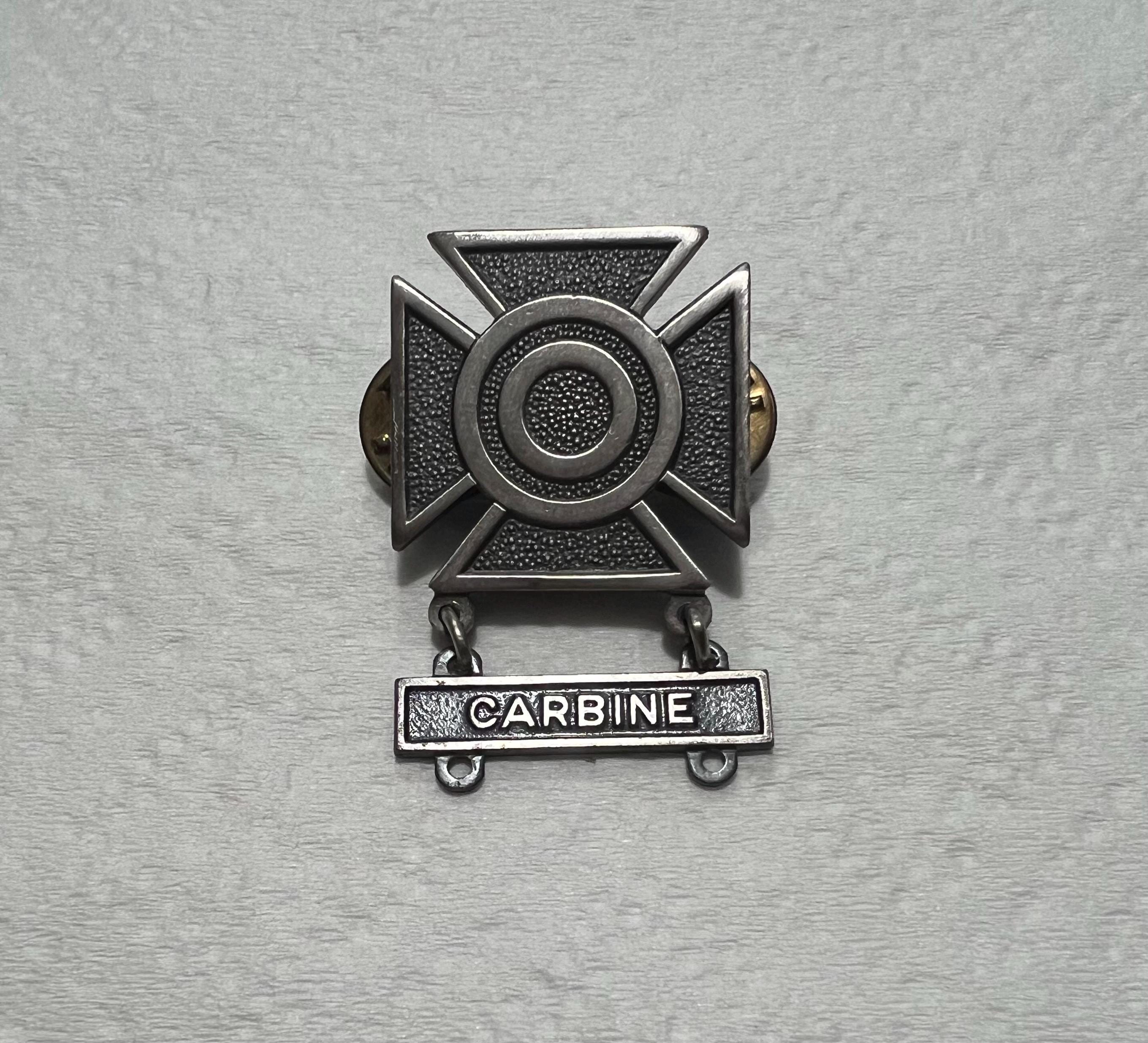 Army Sharpshooter Marksmanship Badge With Rifle Qualification Attachment Bar