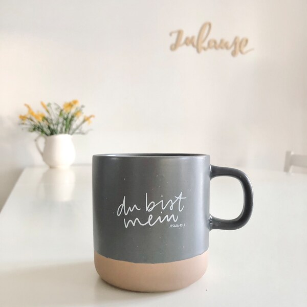 Mug « tu es à moi » | tasse de thé | Tasse à café | Verset biblique | Chrétien | Cadeau de Noël | Cadeau | Céramique | caractères