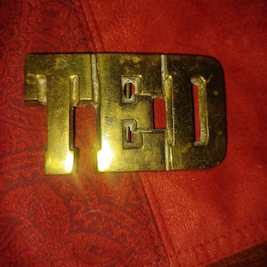 Western Brass &quot;TED&quot; belt buckle